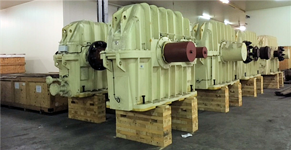 Unused Metso 22' X 38' (6706mm X 11582mm) Ball Mill, 10,000 Kw (13,410 Hp) Twin Pinion 50 Hz Motors)
